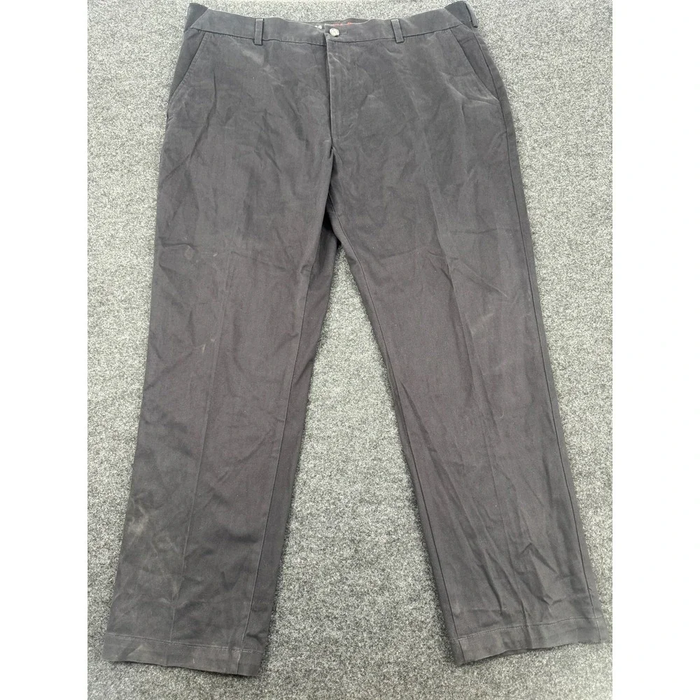 Lee Performance Series Tri Flex Relaxed Fit Pants Mens 40x32 Black Straight Leg